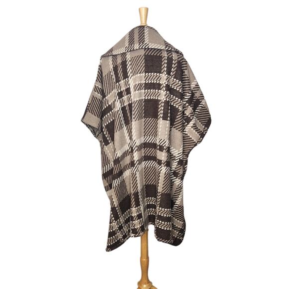 Treasure & Bond Fleece Plaid Jacket OS NWT - Picture 5 of 9